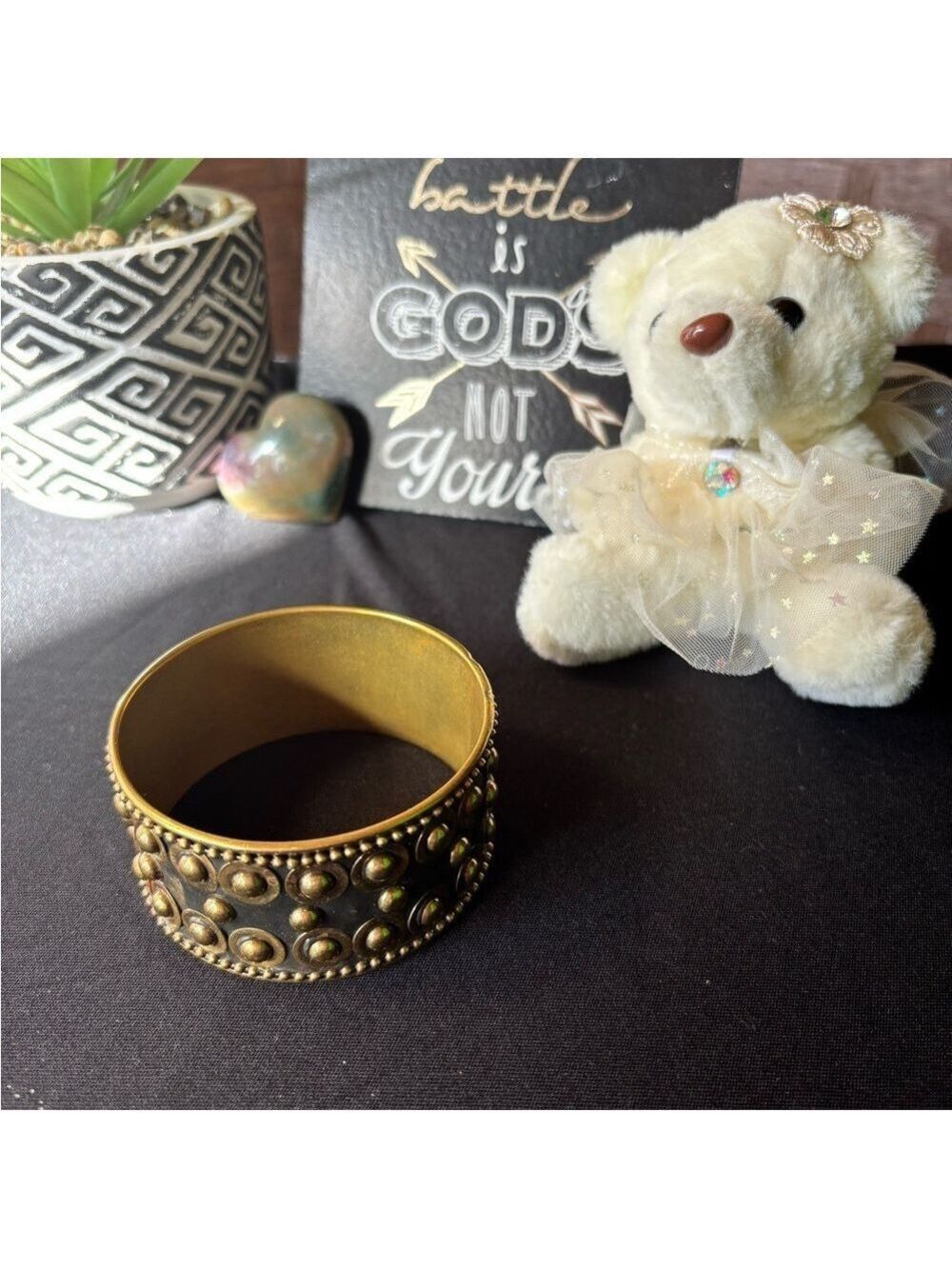 721. ANCIENT BRONZE ANTIQUE MEDIEVAL BRACELET